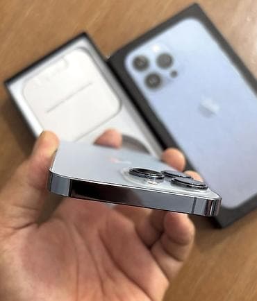 kreditle iphone: IPhone 14 Pro, 128 GB, Sierra Blue, Zəmanət, Simsiz şarj, Face ID — 6
