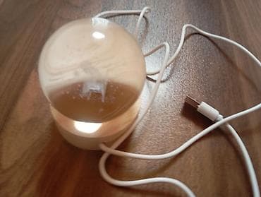 sehne isiqlari: 3D Crystal Ball Night Light – USB ilə işləyən dekorativ gecə işığı - — 5