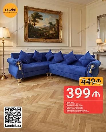 Künc divan, Açılan, Bazalı, Parça, Şəhərdaxili pulsuz çatdırılma — 1