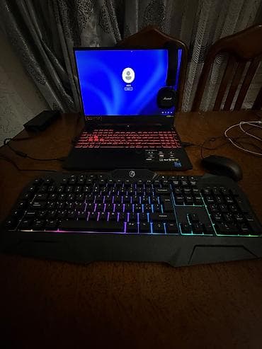 processor core i7: RGB işıqlı oyun klaviaturası - Tam ölçülü layout: ayrı rəqəmsal blok — 1