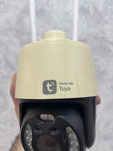 4 luk kabel: Wi‑Fi IP PTZ təhlükəsizlik kamerası – “Works with Tuya”kamera sesli — 2