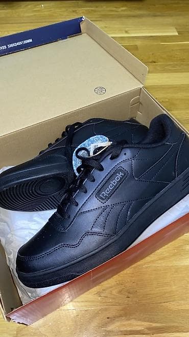 Yeni Reebok kişi krossovkası – tam qara rəng - Model: Reebok Classics — 5