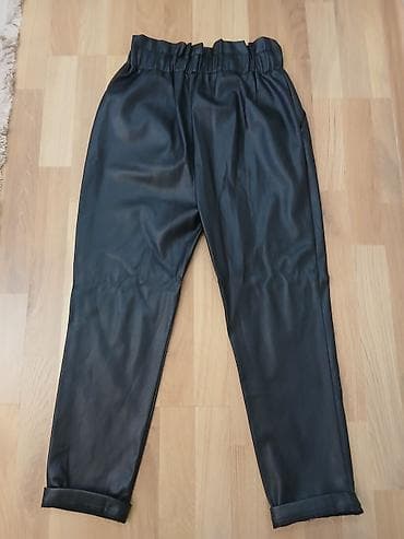 deri şalvar modelleri: Şalvar, M, rəng - Qara — 2