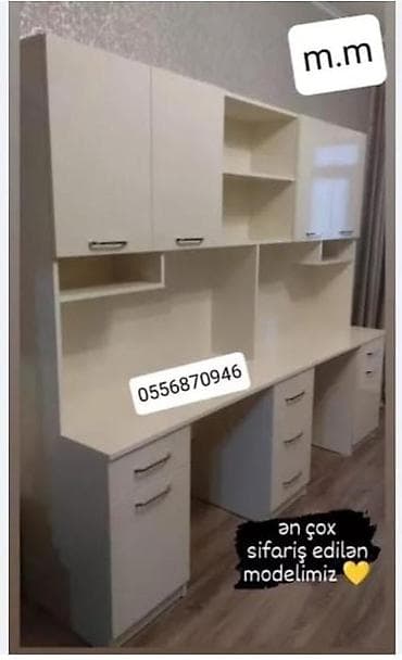 rusiya saat: Oğlan və qız üçün, Yeni, Siyirməsiz, Yazı masası, Stulsuz — 5