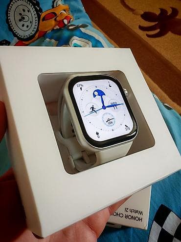 Smart saat, Honor, Sensor ekran, rəng - Ağ