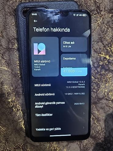 Xiaomi Mi 8 Lite, 128 GB, rəng - Qara, 
 İki sim kartlı — 8