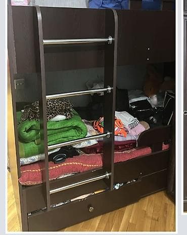 islenmis mebiler: Oğlan və qız üçün, İşlənmiş, Çarpayı, Matras ilə, Siyirməli, MDF — 1