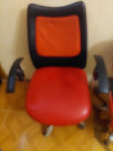 Ofis dolabları: Təkərli, Qolları tənzimlənmir, Süni dəri — 1