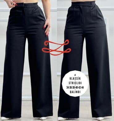 enli şalvar modelleri: Şalvar, Zara, rəng - Qara — 5