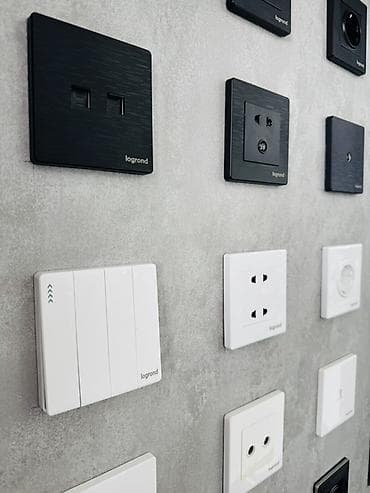 Müxtəlif model və komplektasiyalarda elektrik açarları və rozetkalar — 6