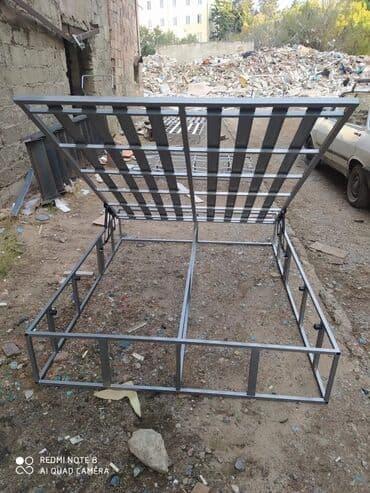 Новый, Двуспальная кровать, Без матраса