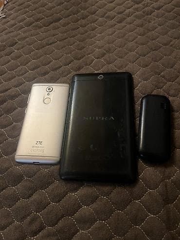 samsung s6 lite: Lot: planşet + 2 mobil telefon – Planşet: SUPRA markalı, təxmini 7 — 2