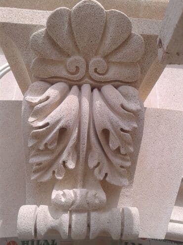 большие горшки для цветов: Bahar və yay çiçəkləri üçün nəzərdə tutulmuş, daşdan hazırlanmış — 27