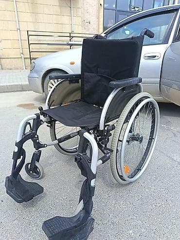 tibbi aparat: Əlil arabası - Yüngül alüminium çərçivə, qatlanan konstruksiya – — 1