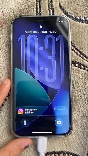 Elektronika: IPhone 12, 128 GB, Qara, Face ID, Simsiz şarj — 1