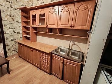 işlənmiş mətbəx stolu: Işlənmiş mətbəx mebel dəsti. 270*213*60 sm. moyka hissəsində problem — 1