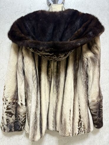 kurtkalar qizlar uchun: Kürk, rəng - Qəhvəyi — 4