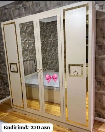 Yeni, Açılan, 4 qapılı Düz dolab lalafo.az -da Yeni, Açılan, 4 qapılı Düz dolab