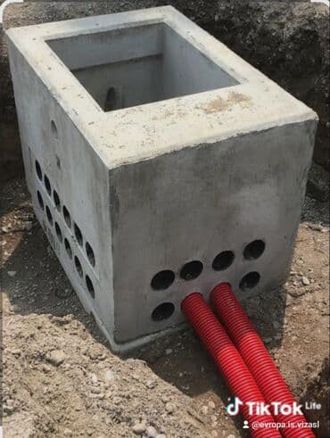 бетонные кольца больших размеров: Dəmir-beton quyu və quyu elementləri Satışı - Kanalizasiya, su və qaz — 76