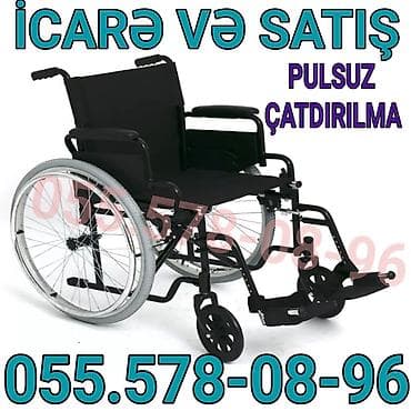 İcarə və satış üçün əlil arabası - Mexaniki tip, möhkəm metallik
