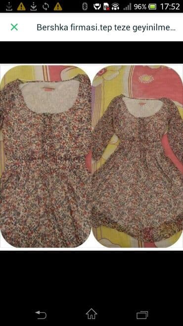 klyoş donlar: Kokteyl donu, Midi, Bershka, L — 1