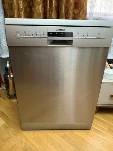 Gümüşü rəngdə "Siemens" markalı qabyuyan maşın. Ağıllı idarəetmə