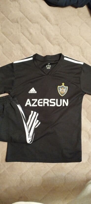 футболки спортивные детские: Футболка, Для мальчиков, 10 - 12 лет, Adidas — 1