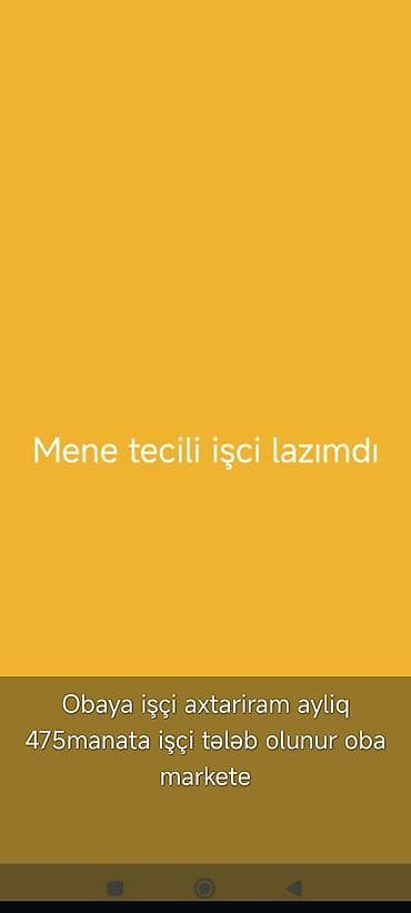 market kassir vakansiya: Kassir tələb olunur, Aylıq ödəniş — 1