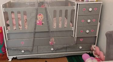 входные двери в баку: Для девочки, Новый, Четырехугольная, Колыбель, Без бортиков, С матрасом, Без механизма качания — 1