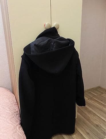 smart saat adapteri: Qara Koton marka palto Ölçü: XS/S - Klassik duffle dizaynı: ipli taxta — 2