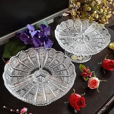 qab desdi: Tom 2 eded çərəz qabi🌺🌿🌿 21 sm diametri. Cutu 240 azn🌺🌺🌿 — 1