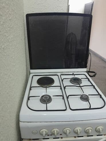 Qarışıq sobası Ayrıca dayanan, 4 gözlü