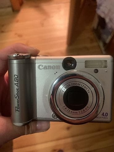 apple mac: Canon PowerShot A80 rəqəmsal fotoaparat - 4.0 Megapiksel CCD sensor - — 2