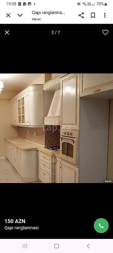 Xidmət: Qapı rənglənməsi və mebel boyanması Təsvir: - Daxili