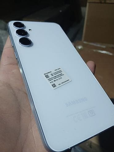 samsung soyuducu: Samsung Galaxy A55, 128 GB, rəng - Ağ, Barmaq izi — 4