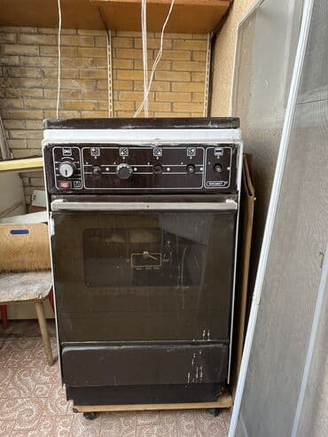 qaz plitəsi sədərək: Plitə Qazlı, Ayrıca dayanan, 4 gözlü, İşlənmiş — 2