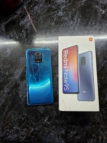 xiaomi hava: Redmi Note 9S, 64 GB, rəng - Mavi, İki sim kartlı — 1