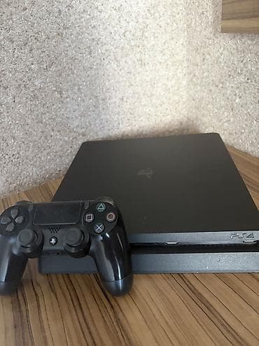 retro konsol: PS4 Slim 13.52 sistem versiya, 500 GB yaddaş, bir original pult, bütün — 6