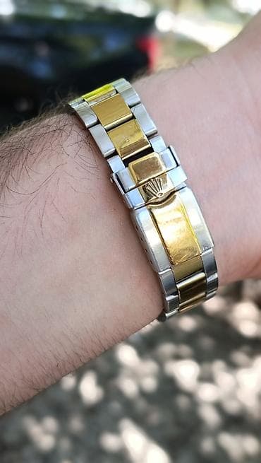 original saat: İşlənmiş, Qol saatı, Rolex, rəng - Yaşıl — 3