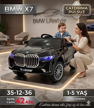 uşaq maşınlari: BMW X7 uşaq elektrik maşını - Modell: BMW X7 - Yaş həddi: 1–5 yaş - — 1