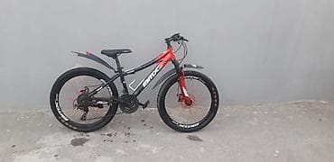 muhərrik velosiped: BMX GTM dağ velosipedi - Rəng: qara/qırmızı dizayn, BMX yazıları - — 2
