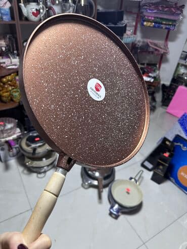 granit küptaş: Tava, rəng - Qəhvəyi, Qranit, 32 sm, Türkiyə — 2