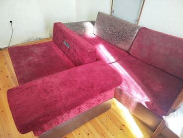 mətbəxt künc divan: Künc divan, Açılan, Vеlur parça, Çatdırılma yoxdur — 1