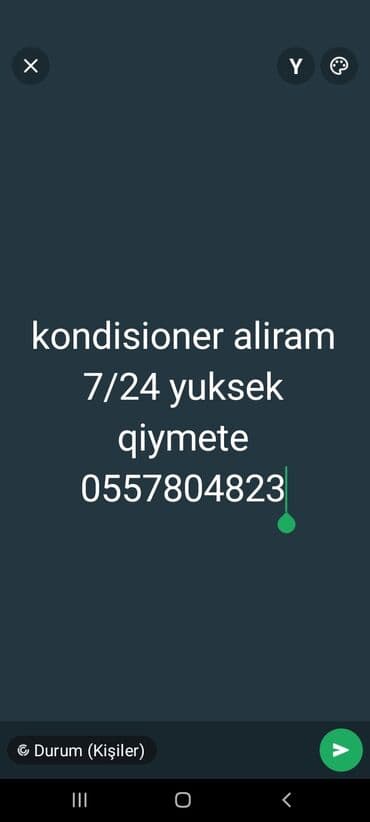 Kondisioner aliram iwqaf tipli patalocnu spilit yuksek qiymete lalafo.az -da Kondisioner aliram iwqaf tipli patalocnu spilit yuksek qiymete