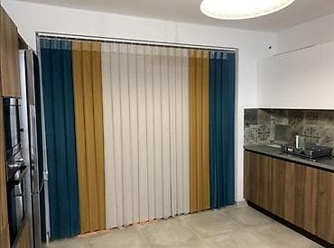 damla tekstil: Şaquli jalüz pərdə - Model: şaquli lamelli jalüz - Material — 4