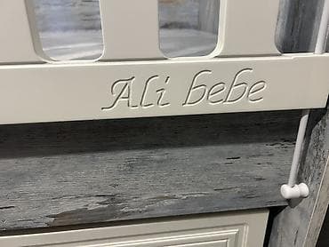 usaq mebeli destleri: “Ali Bebe” beşik dəsti - Model: Ali Bebe - Material: MDF/laminat — 1