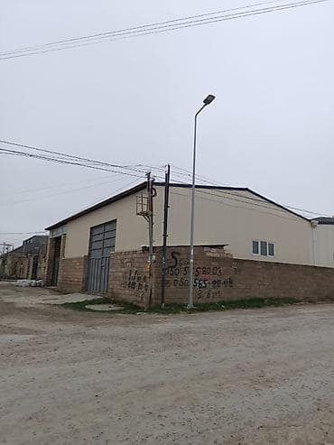 Квартиры: İstehsalat sexi və anbar üçün yararlıdır. İştehsalat üçün kommunal — 3