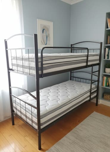 двухъярусные кровати в рассрочку: Kravat 2 mertebe - 120 azn matrassiz Matrasla birlikde 240 azn Bir — 1