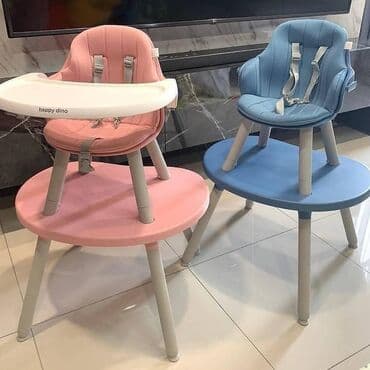 детский монеж dwingler: Happy Dino 2 in 1 yemək masası. 2 hissədən ibarət olan masa, 5 — 1