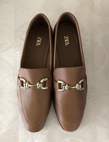 makasın: Zara, Ölçü: 40, rəng - Qəhvəyi, Yeni — 1